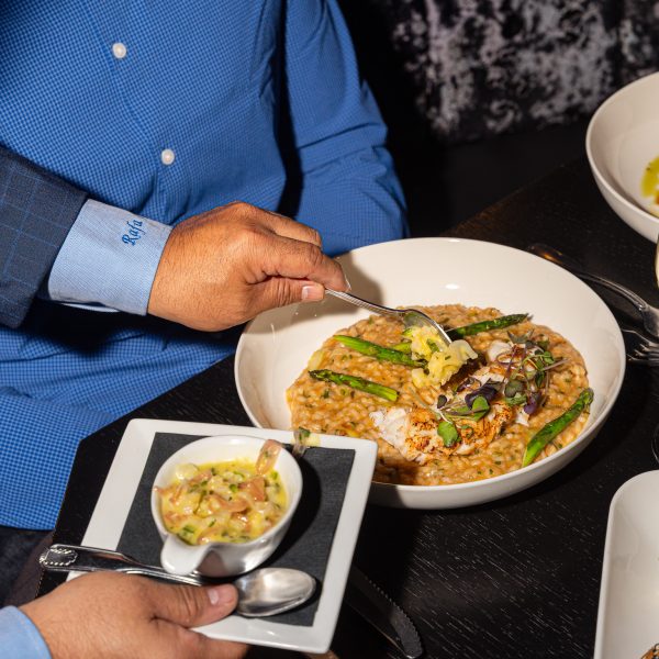 KinzieChophouse- risotto serving