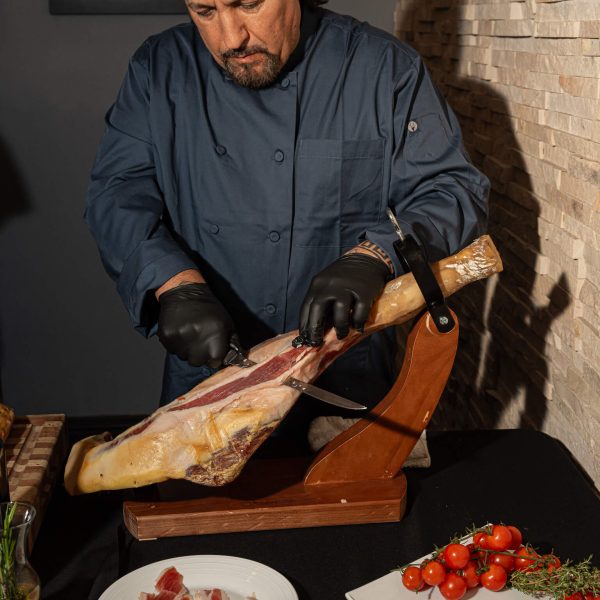 Prosciutto cutting